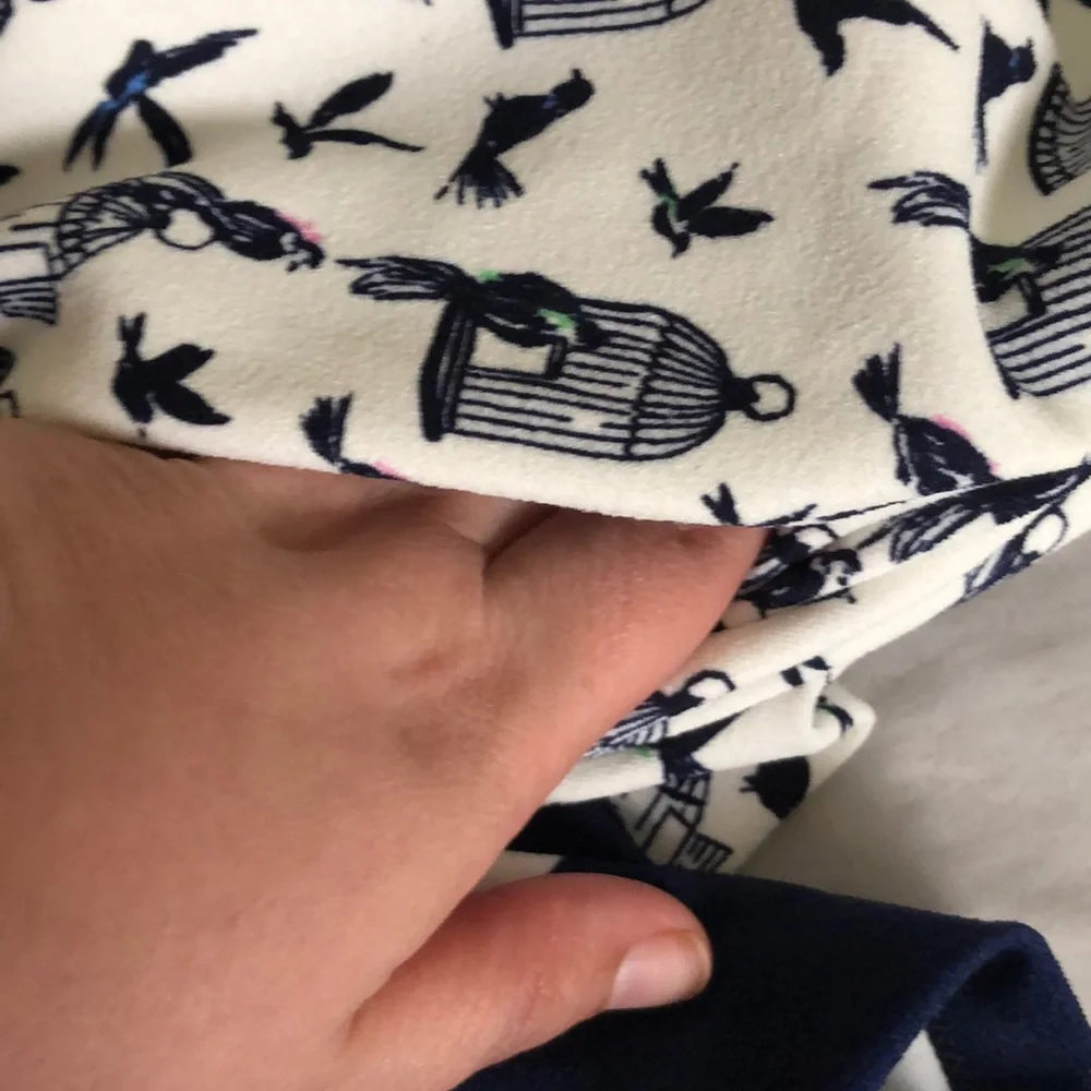 NEW! Gabby Skye Birdcage Print Shift Dress Birds Mod‎ Coastal Grandmother - Picture 9 of 13